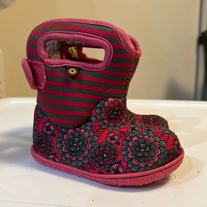 Baby Bogs Pansy floral boots